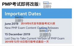 PMP考试大纲即将于十二月改版