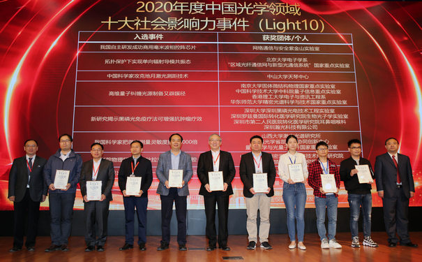 2020年度中国光学领域十大社会影响力事件