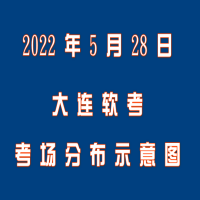 2022年5月28日大连软考考场分布示意图